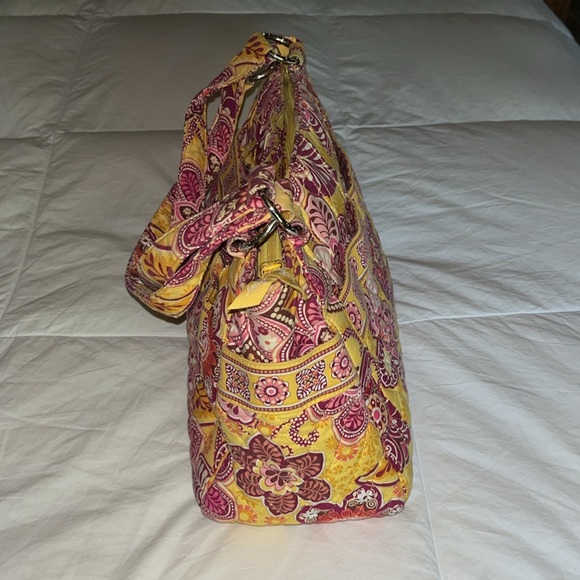 Vera Bradley purse Silver rings Great condition 9x14x6 - Picture 3 of 9